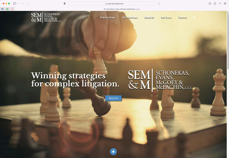 SEMM Law website screenshot